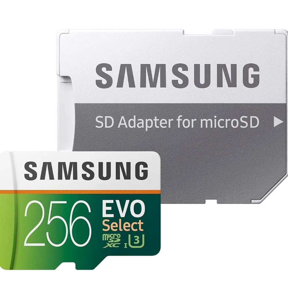 Samsung EVO Select 256GB MicroSD Card with Adapter (New in Package)